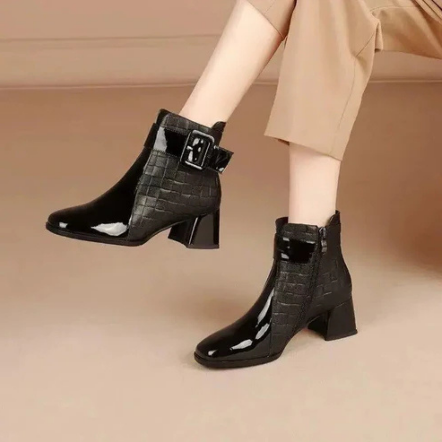 Maria™ | Bottines Orthopédiques en Cuir
