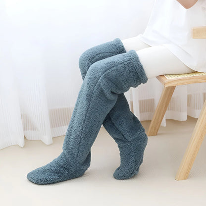 Élodie™ Chaussettes Fuzzy Over-The-Knee