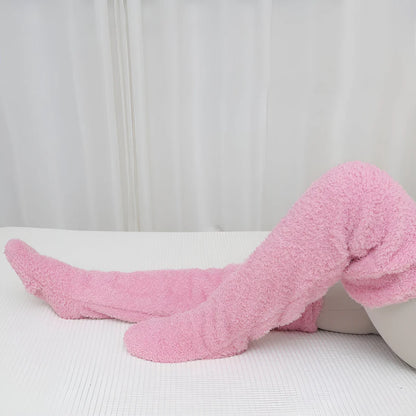 Élodie™ Chaussettes Fuzzy Over-The-Knee