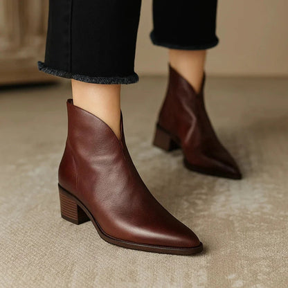Viela™ | Bottines orthopédiques en cuir élégantes