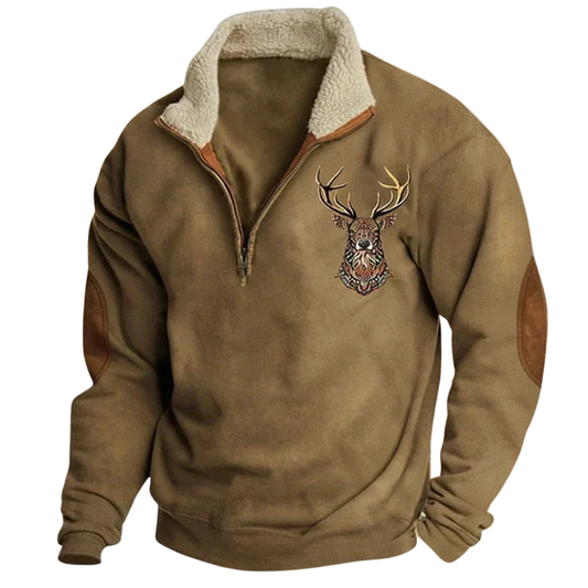 Thimo™ | Pull Homme Chaud au Motif Cerf