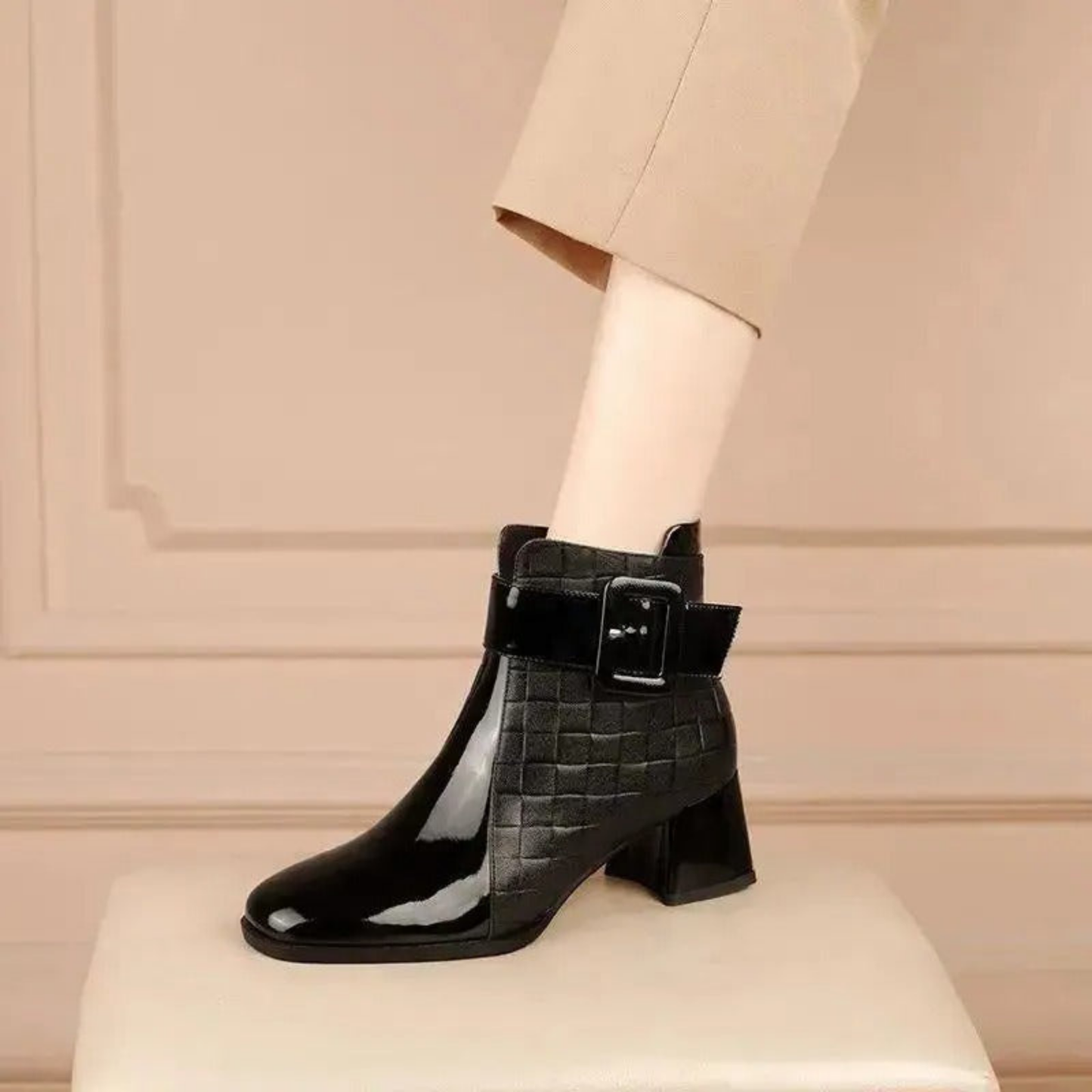 Maria™ | Bottines Orthopédiques en Cuir