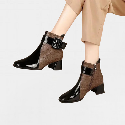 Maria™ | Bottines Orthopédiques en Cuir