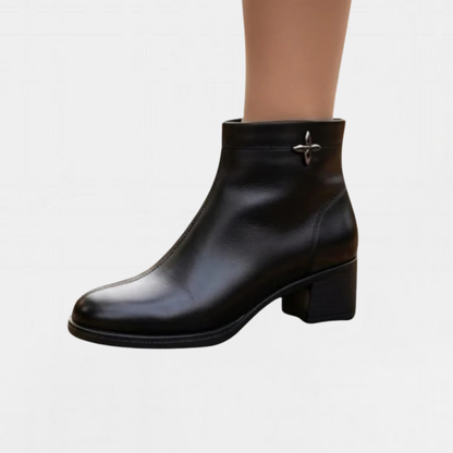 Estefania™ | Bottes orthopédiques en cuir élégantes et sécurisantes