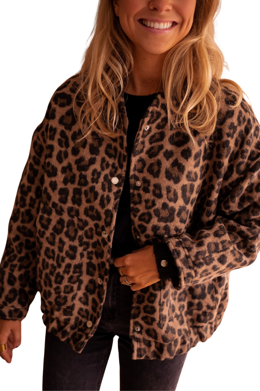 Léa™ | Veste Léopard Tendance