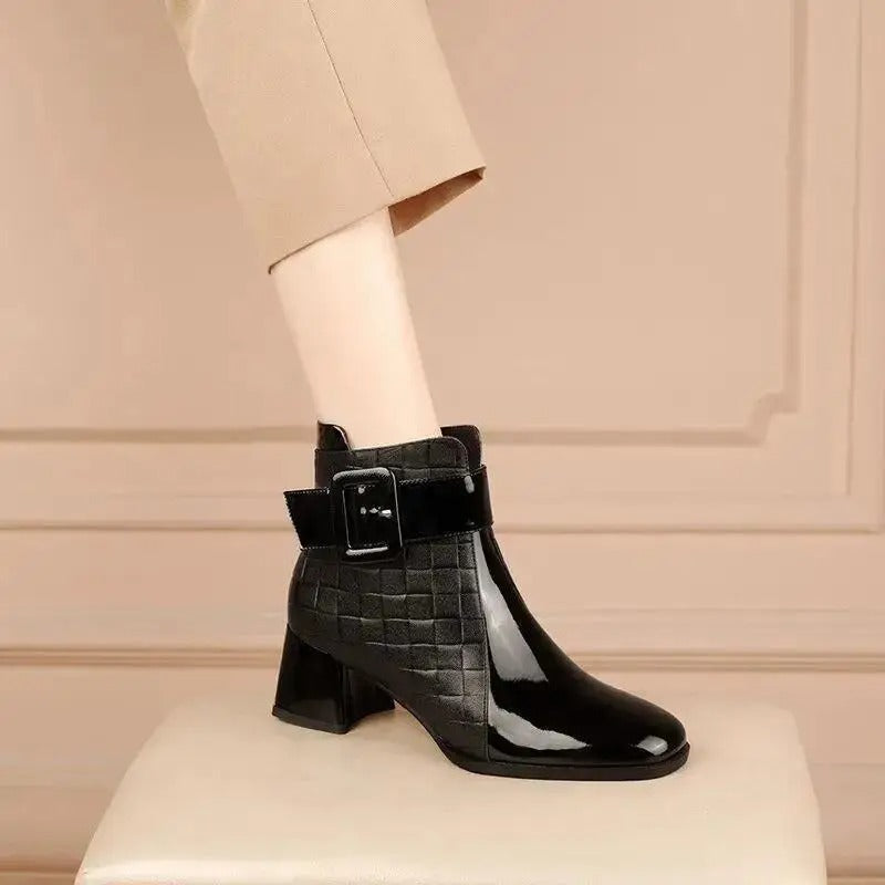 Maria™ | Bottines Orthopédiques en Cuir