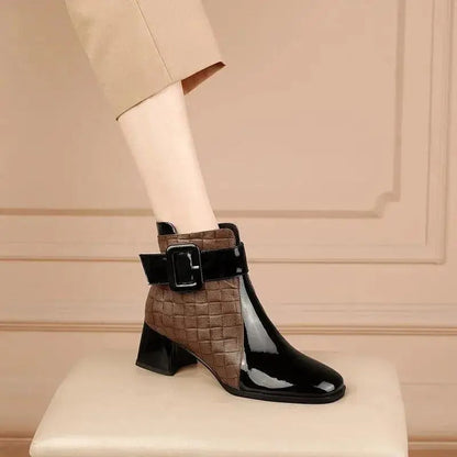 Maria™ | Bottines Orthopédiques en Cuir