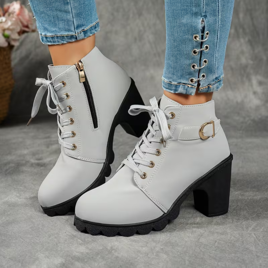 Gulia™ | Bottines orthopédiques en cuir avec maintien renforcé