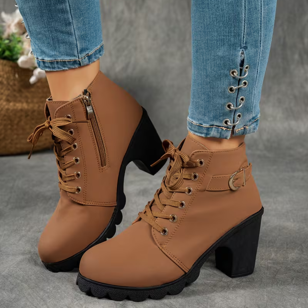 Gulia™ | Bottines orthopédiques en cuir avec maintien renforcé